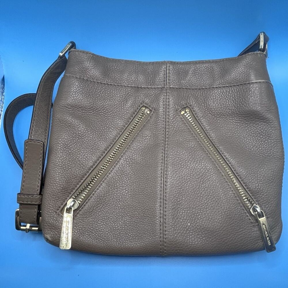 Michael Kors Medium Crossbody Zip Top Silver Hardware